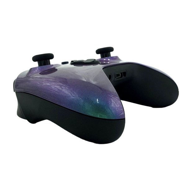 Custom Xbox Series X / S Wireless Controller - Glossy Chameleon Green Purple - Picture 2 of 8